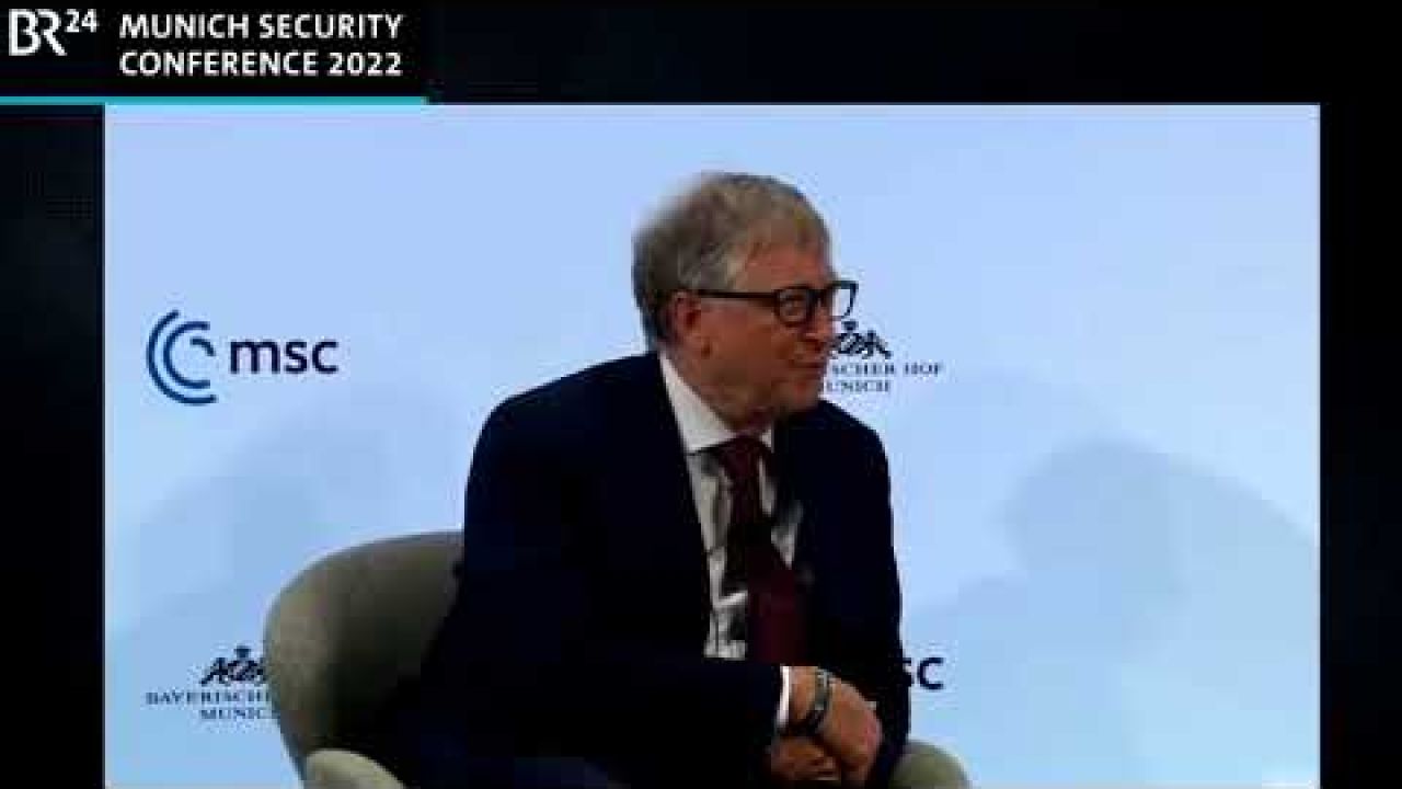 Bill Gates Munich Security conference. immunity.
